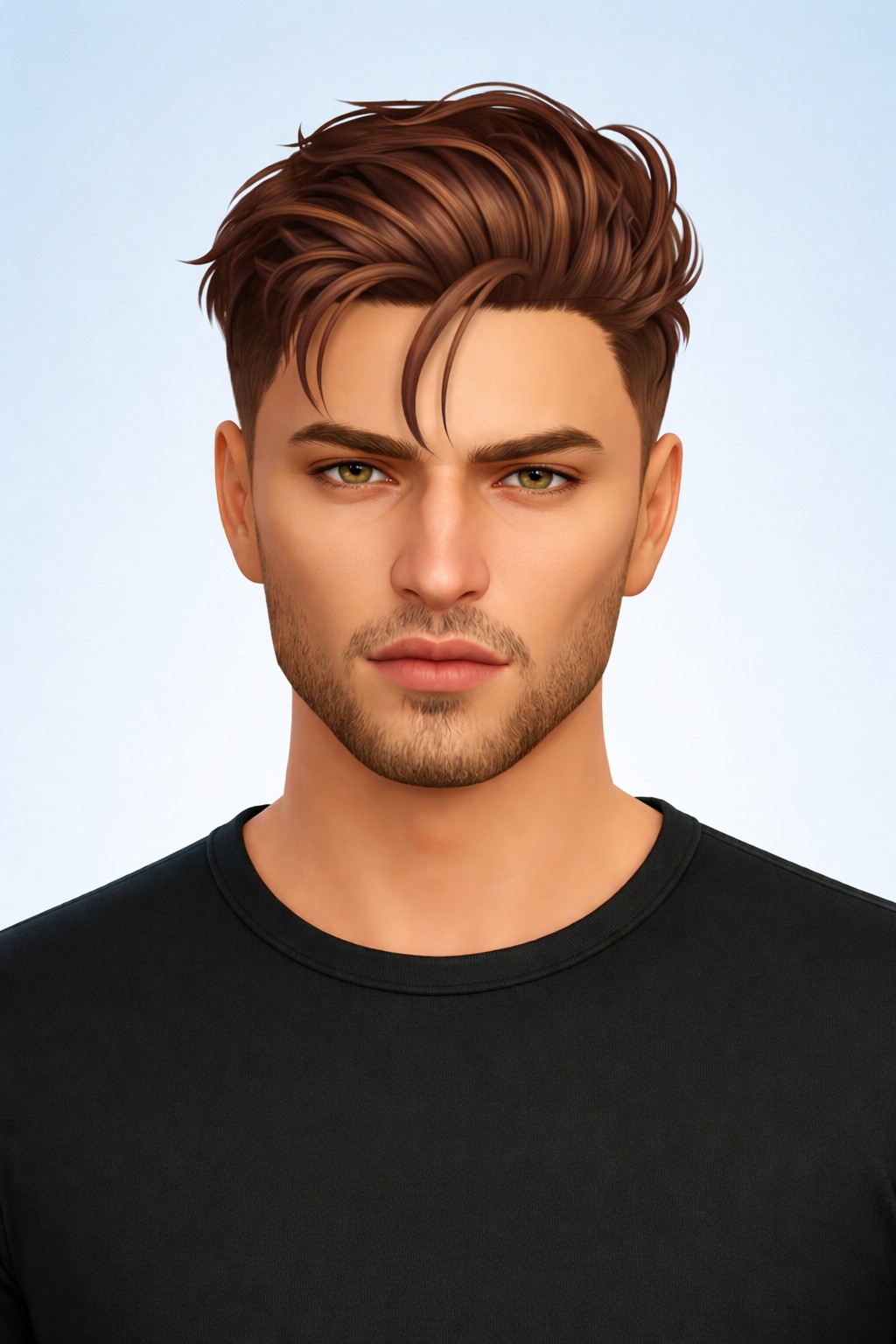 Jorvick Hair custom content (CC) for Sims 4 by johnnysims