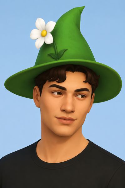 Gustafa Hat custom content (CC) for Sims 4 by jo_se_oh