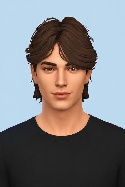 Bradley Hair custom content (CC) for Sims 4 by jo_se_oh