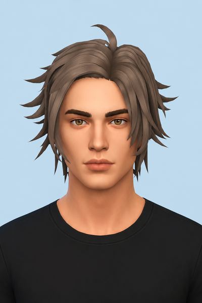 Soren Hair custom content (CC) for Sims 4 by jo_se_oh
