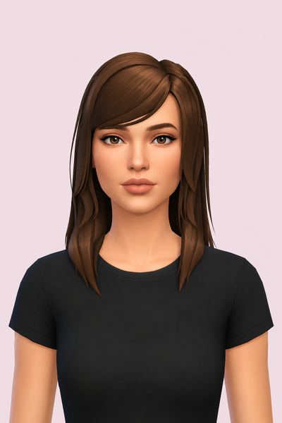 Kate Hair custom content (CC) for Sims 4 by jo_se_oh