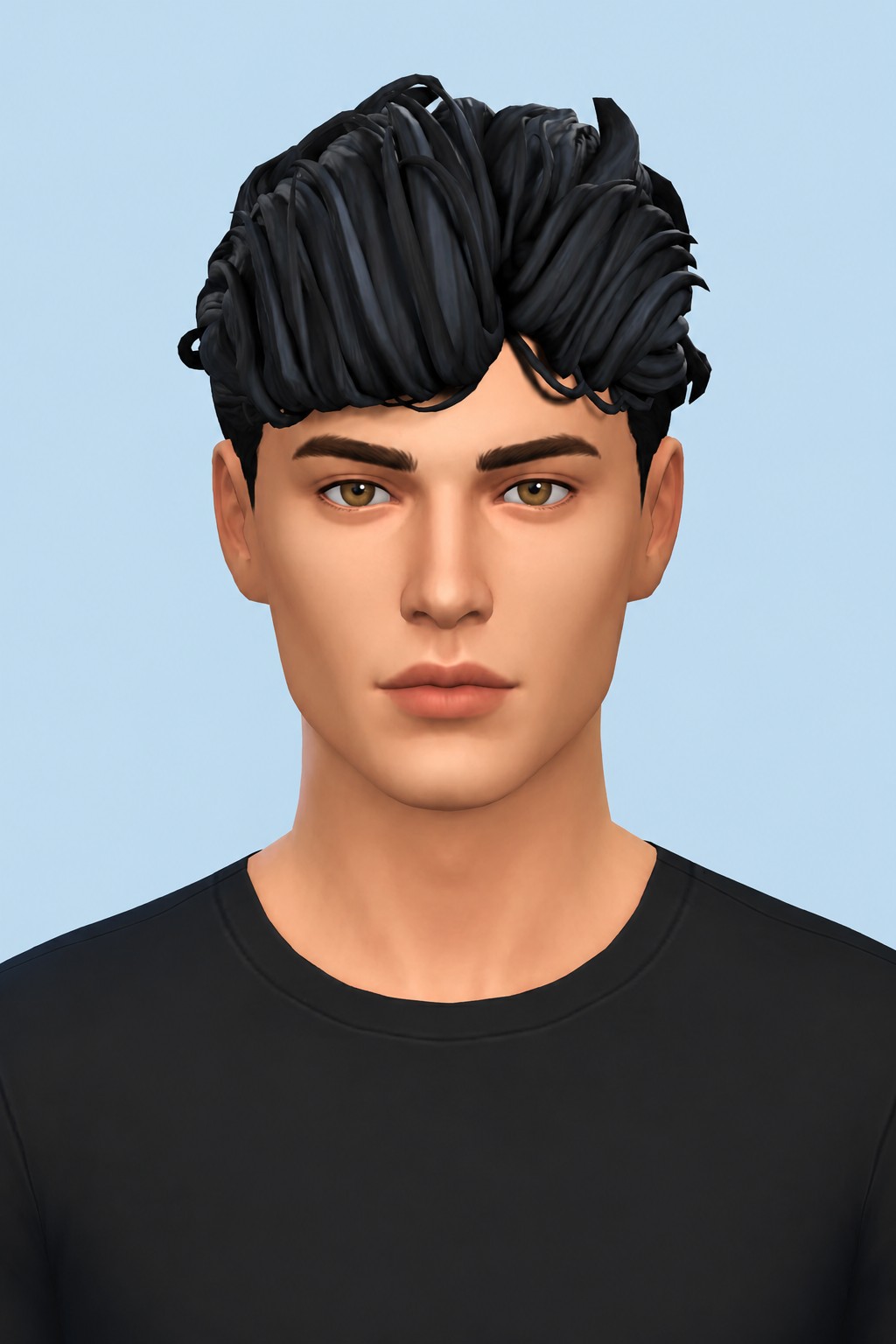 Derek Hair custom content (CC) for Sims 4 by jo_se_oh