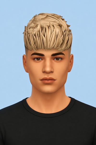 Dillon Hair custom content (CC) for Sims 4 by jo_se_oh