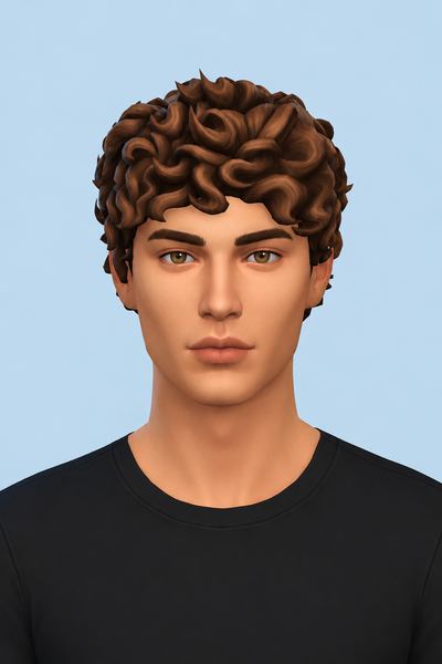 Gale Hair custom content (CC) for Sims 4 by jo_se_oh