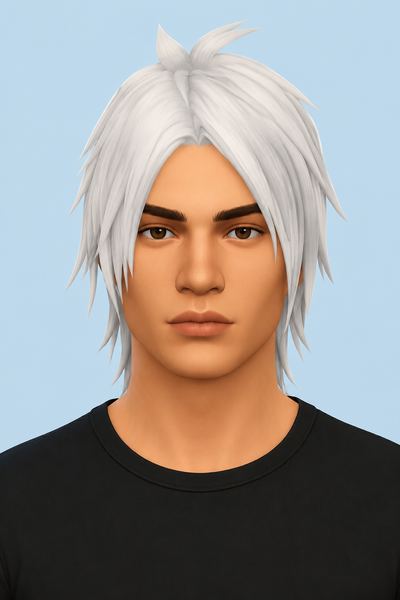 Alphen Hair custom content (CC) for Sims 4 by jo_se_oh