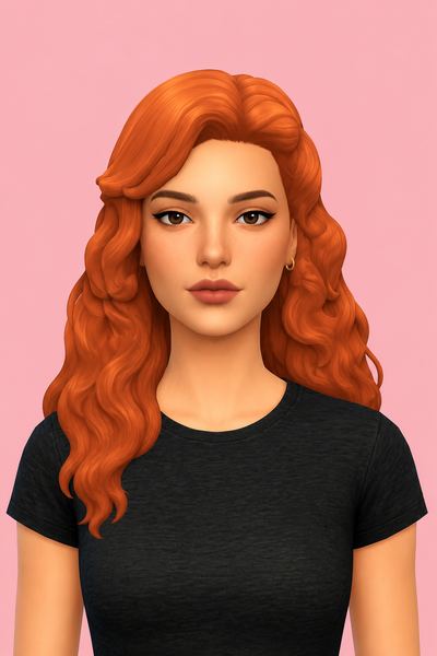 Lisa Hair custom content (CC) for Sims 4 by jo_se_oh