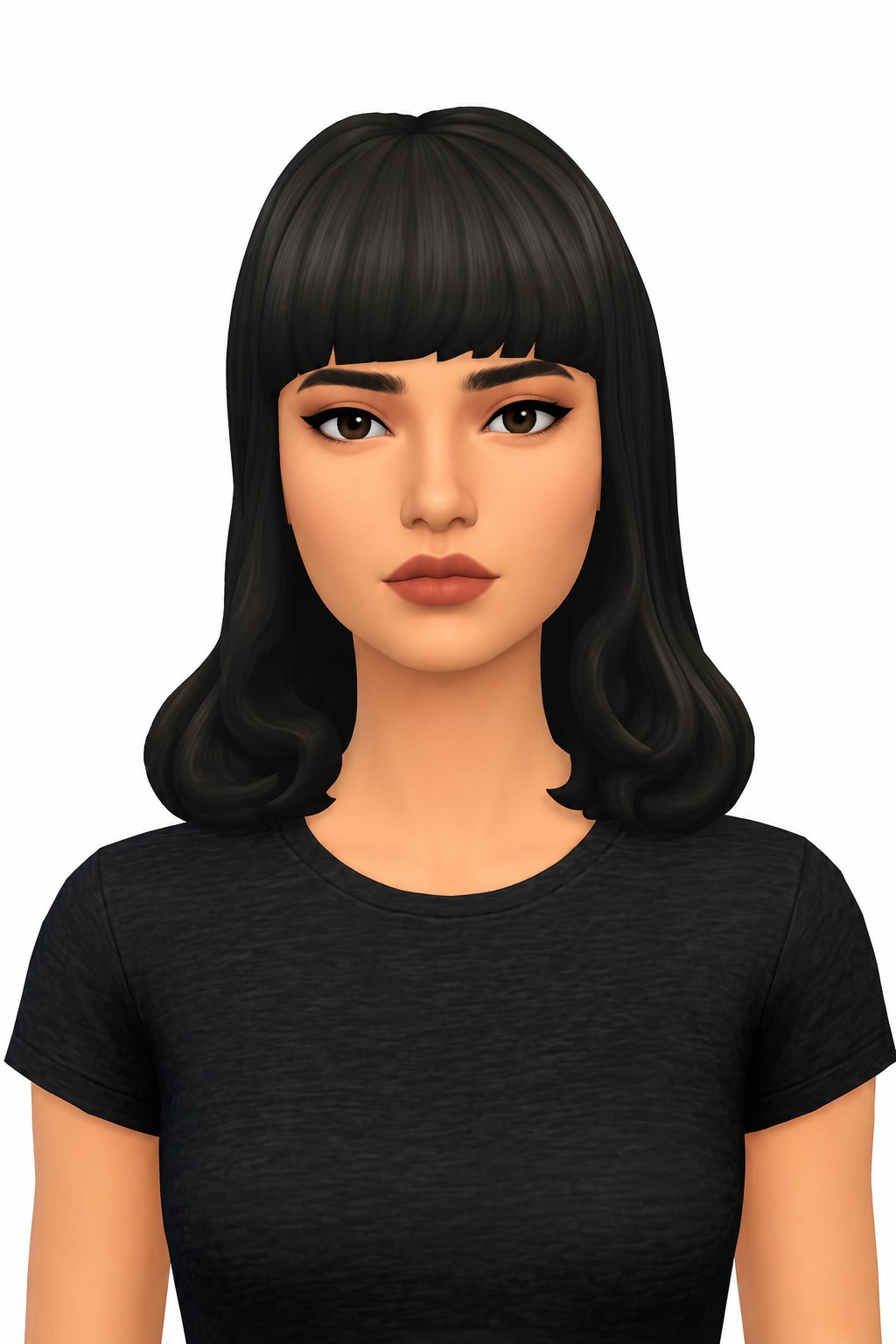Naomi Hair custom content (CC) for Sims 4 by jo_se_oh
