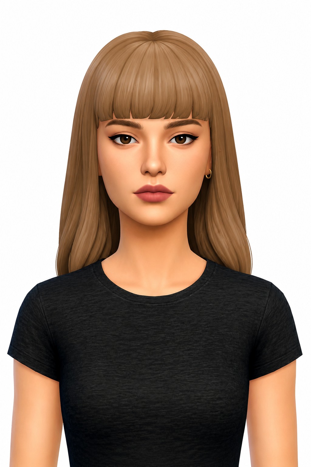 Henrietta Hair custom content (CC) for Sims 4 by jo_se_oh