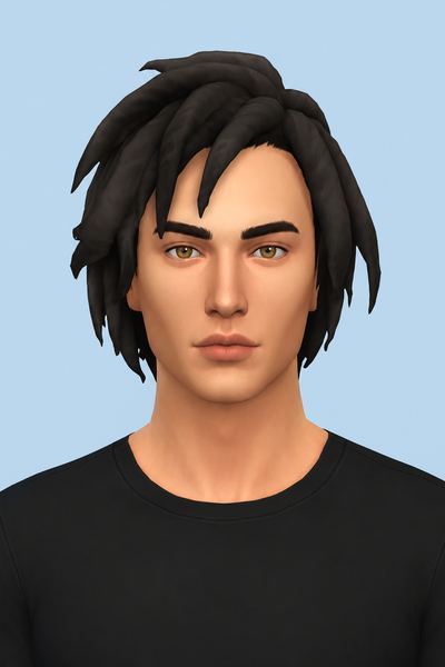 Michael Hair custom content (CC) for Sims 4 by jo_se_oh