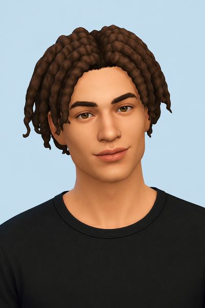 James Hair custom content (CC) for Sims 4 by jo_se_oh