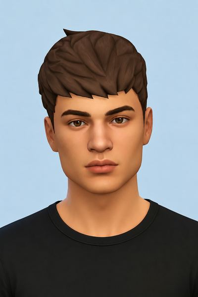Jake Hair custom content (CC) for Sims 4 by jo_se_oh
