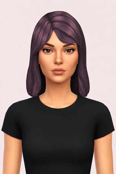 Bella Hair (TS1 Version) custom content (CC) for Sims 4 by jo_se_oh