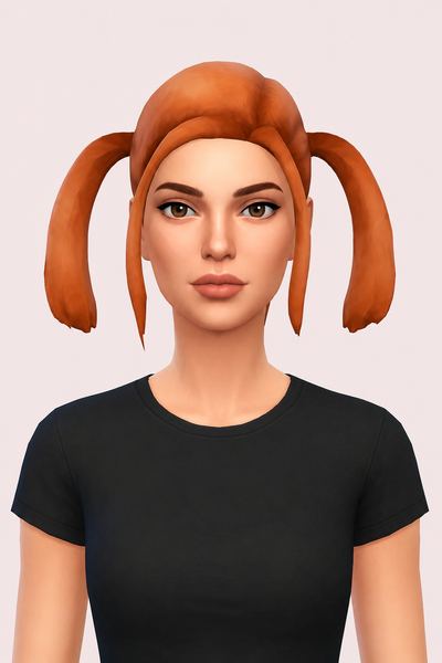 Fran/Nora Hair custom content (CC) for Sims 4 by jo_se_oh