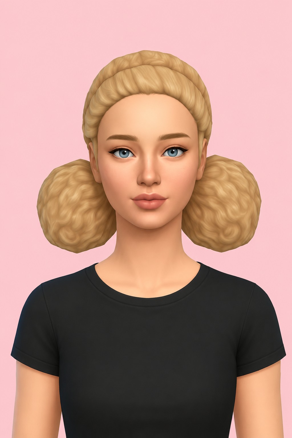 Dionne Hair custom content (CC) for Sims 4 by jo_se_oh