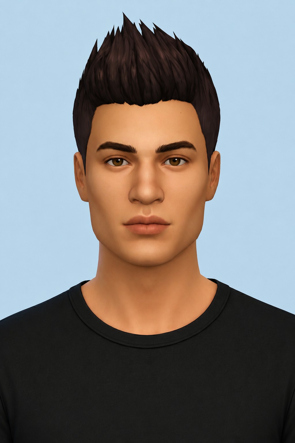 Emilio Hair custom content (CC) for Sims 4 by jo_se_oh