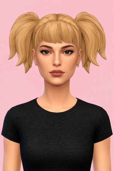 Mimi Hair custom content (CC) for Sims 4 by jo_se_oh