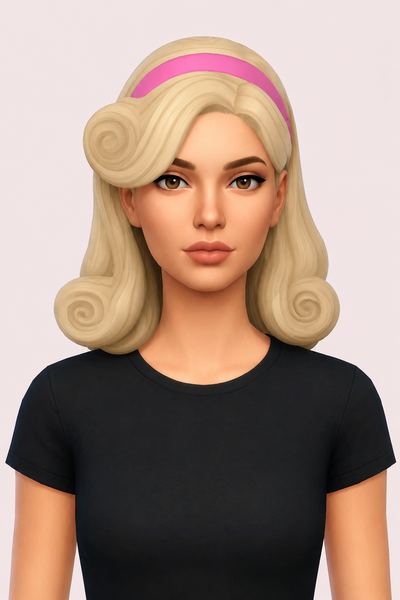 Blaire Hair custom content (CC) for Sims 4 by jo_se_oh