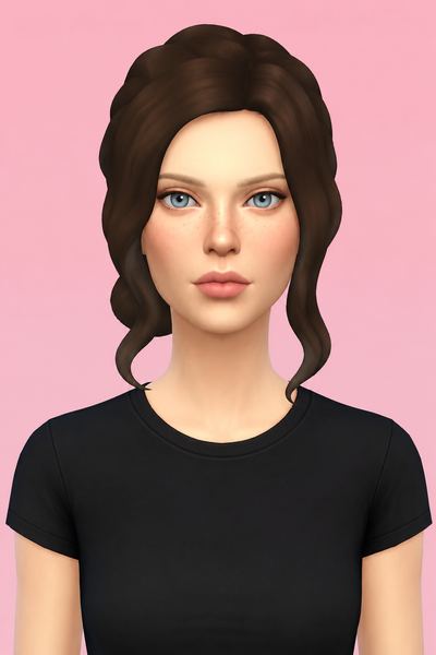 Marley Hair custom content (CC) for Sims 4 by jo_se_oh