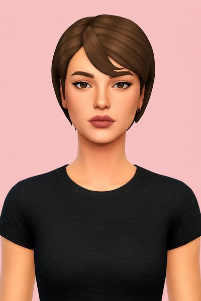 Elena Hair custom content (CC) for Sims 4 by jo_se_oh