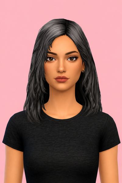 Bella Hair custom content (CC) for Sims 4 by jo_se_oh