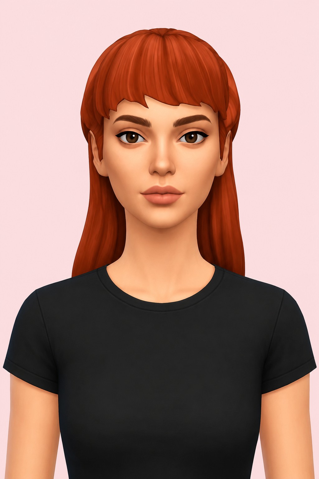 Anna Hair custom content (CC) for Sims 4 by jo_se_oh