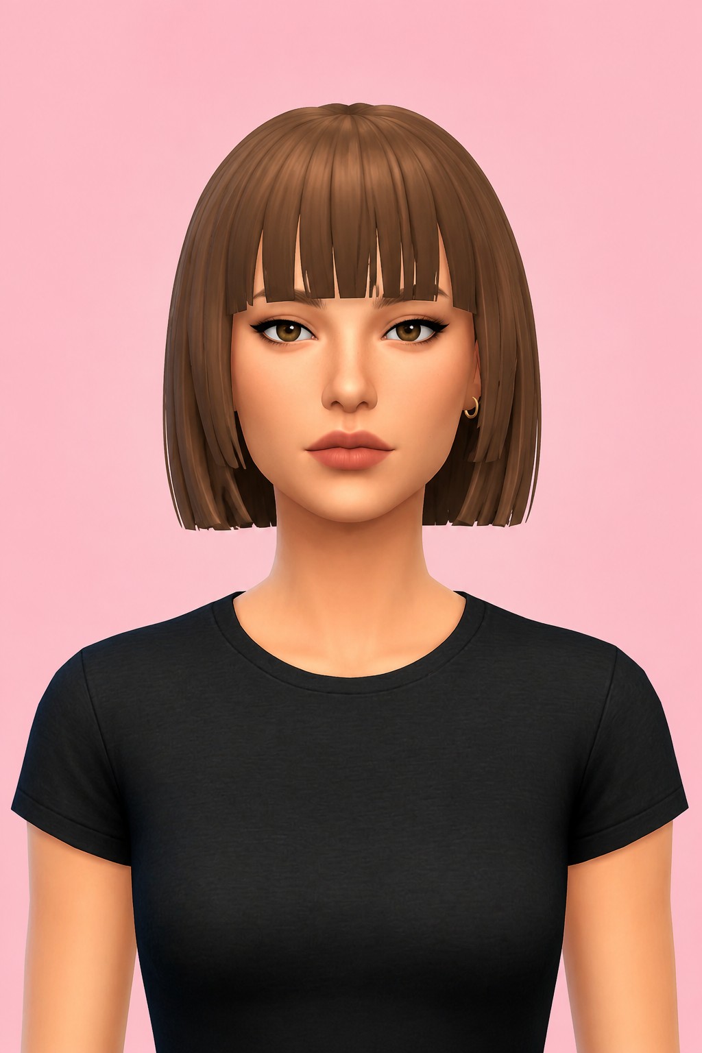 Edna Hair custom content (CC) for Sims 4 by jo_se_oh