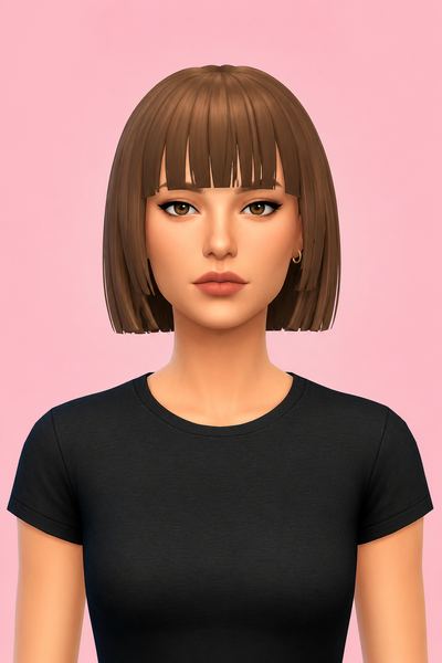 Edna Hair custom content (CC) for Sims 4 by jo_se_oh