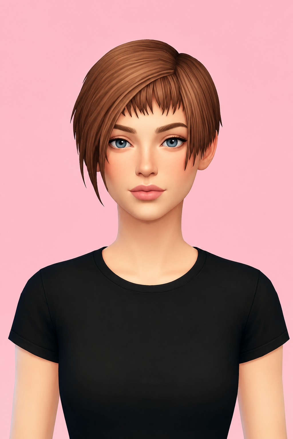 Candi Hair custom content (CC) for Sims 4 by jo_se_oh