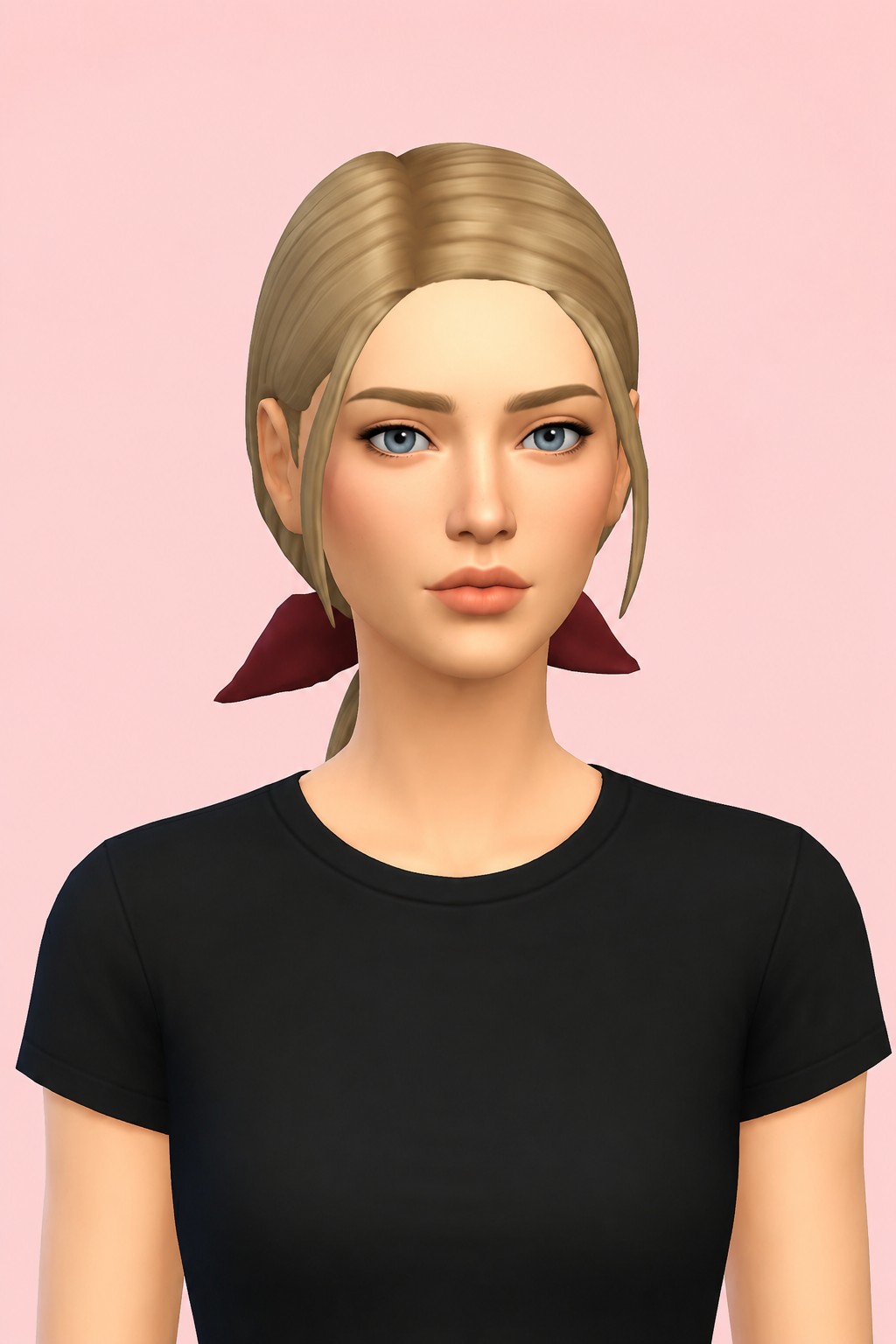 Angie Hair custom content (CC) for Sims 4 by jo_se_oh