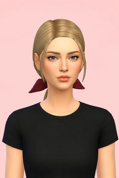 Angie Hair custom content (CC) for Sims 4 by jo_se_oh