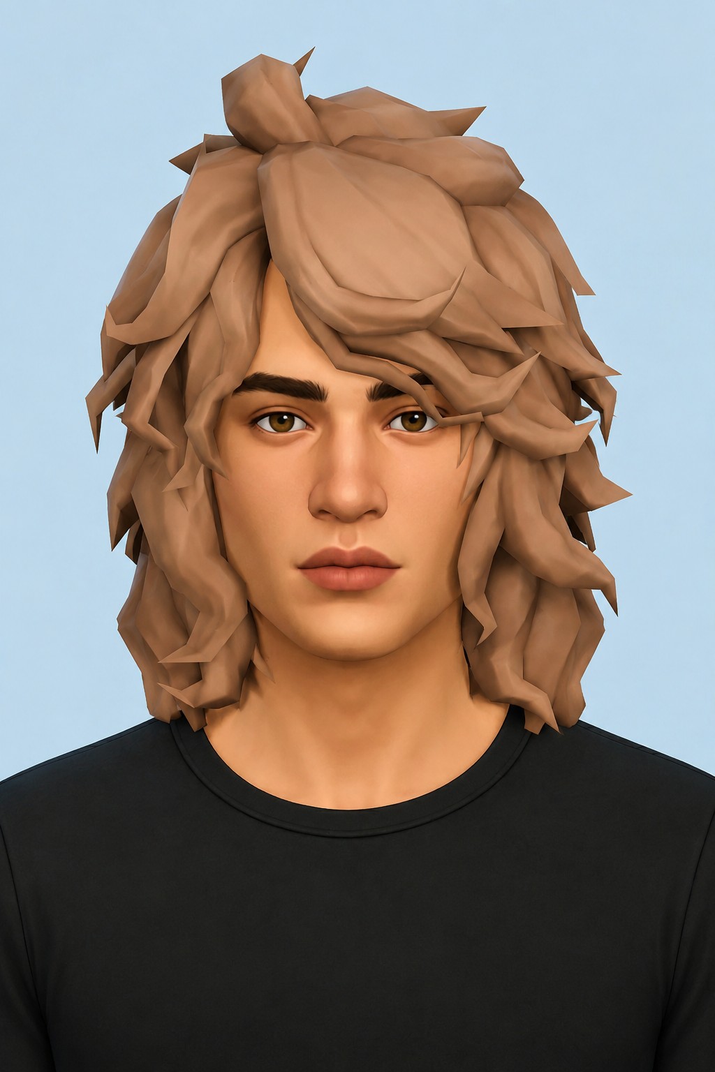 Jimmy Hair custom content (CC) for Sims 4 by jo_se_oh