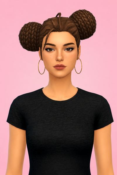 Fei Hair custom content (CC) for Sims 4 by jo_se_oh
