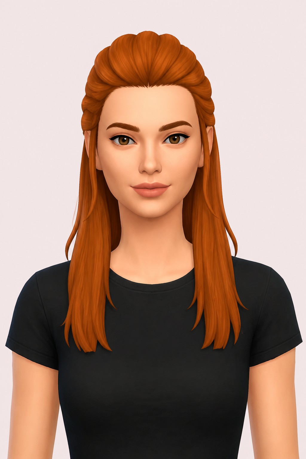 Hair Merewen custom content (CC) for Sims 4 by LamaLamaLove
