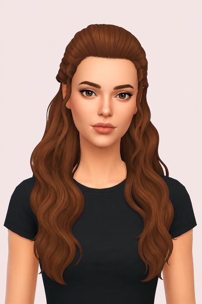 💗Hair 19.06.2026💗 custom content (CC) for Sims 4 by LamaLamaLove