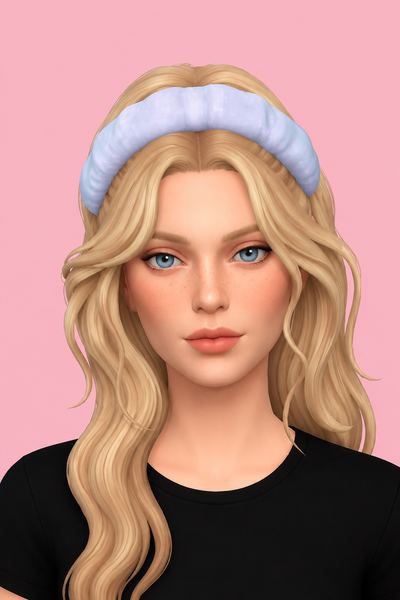 Acc Hair Luna custom content (CC) for Sims 4 by LamaLamaLove