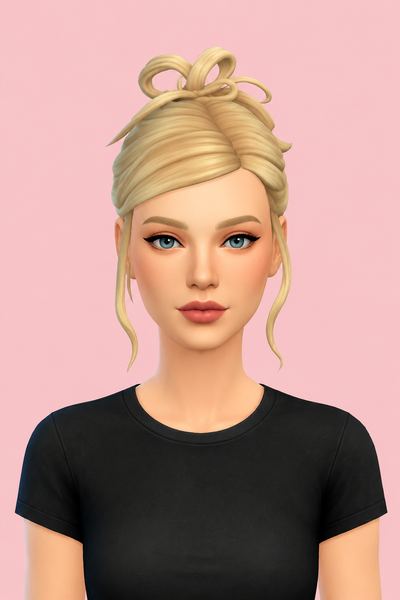 preppy style Sims 4 CC — example render