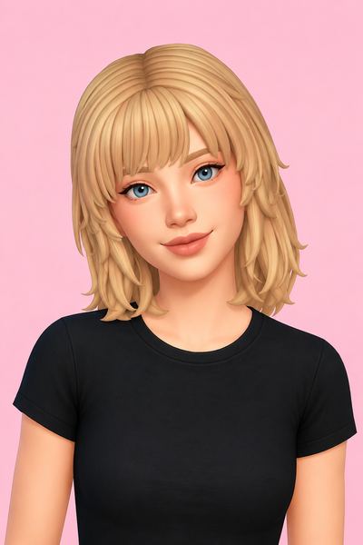 90s style Sims 4 CC — example render