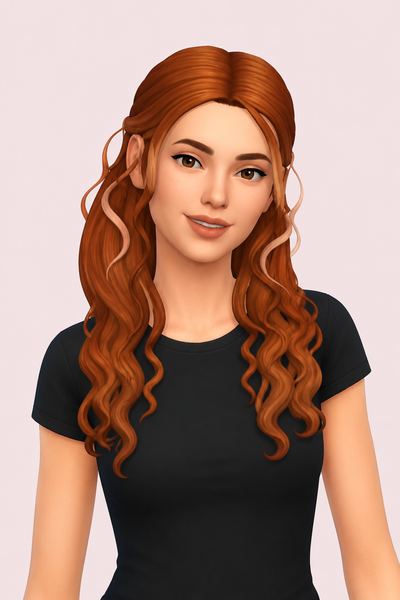 Hair 🌸Spring Sisters🌸(Public access March 1) custom content (CC) for Sims 4 by LamaLamaLove