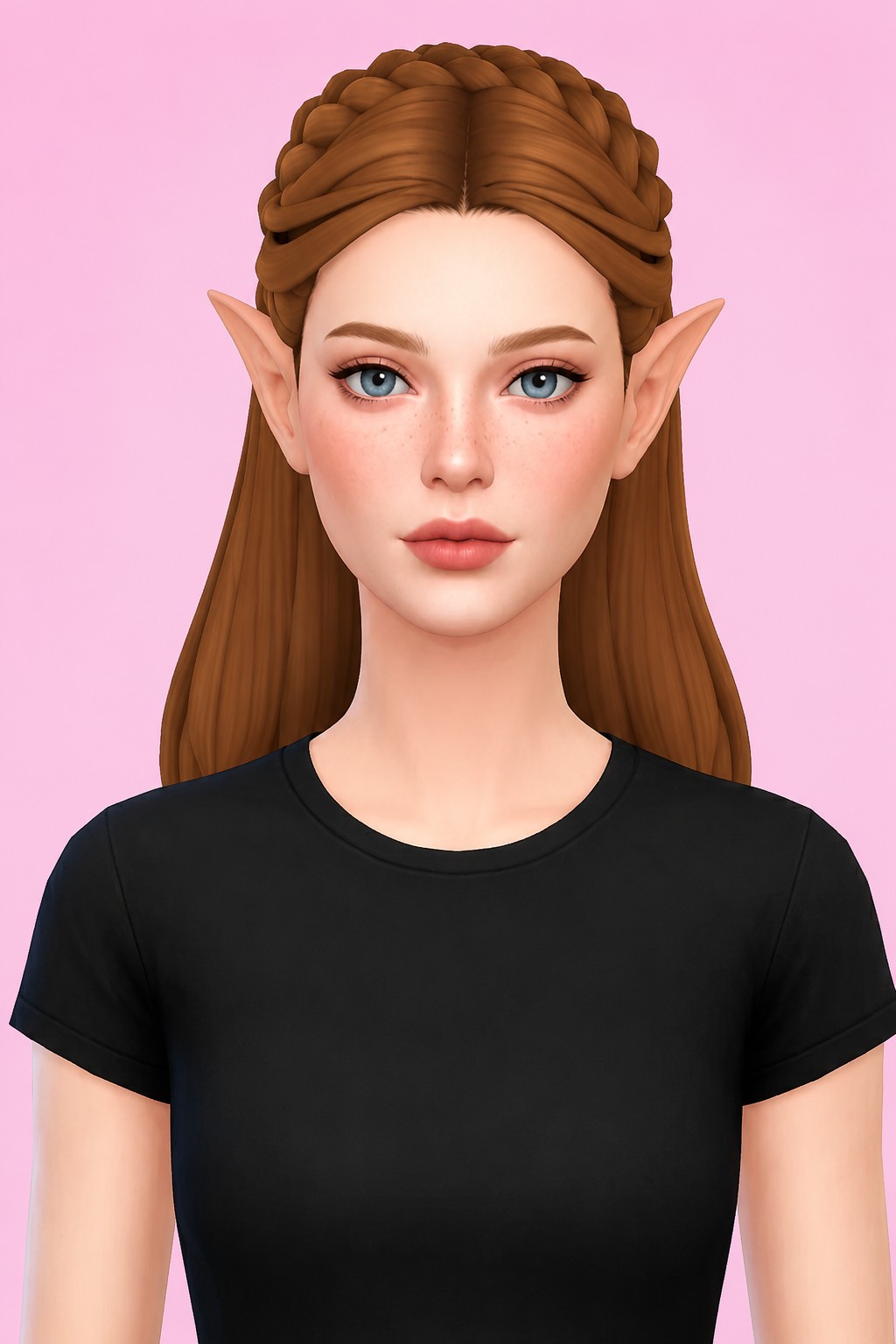 Hair Alicent Hightower custom content (CC) for Sims 4 by LamaLamaLove