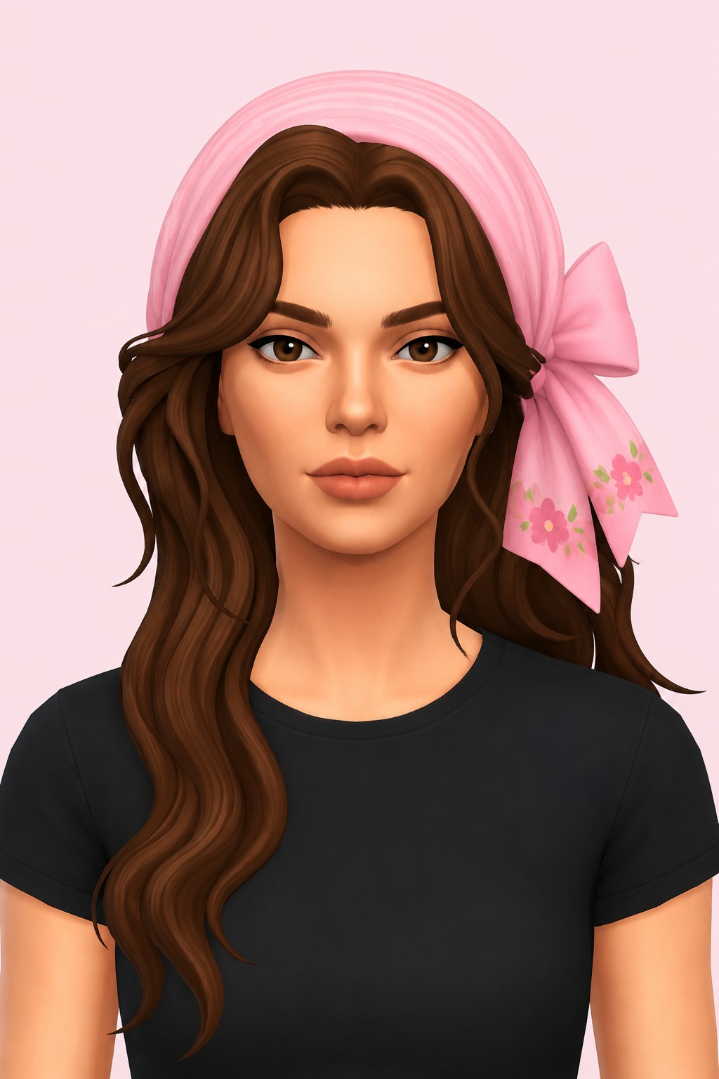Cherry Blossom Hair Accessory custom content (CC) for Sims 4 by LamaLamaLove