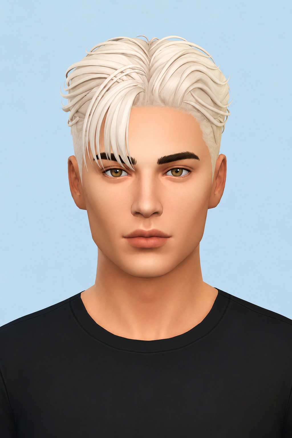 Phoenix Hair custom content (CC) for Sims 4 by johnnysims