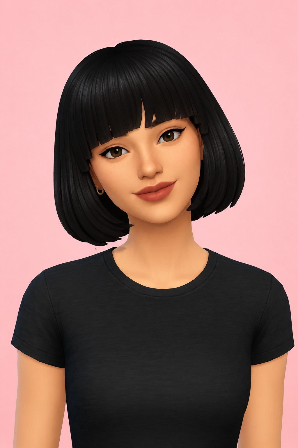 Hair Vi custom content (CC) for Sims 4 by LamaLamaLove