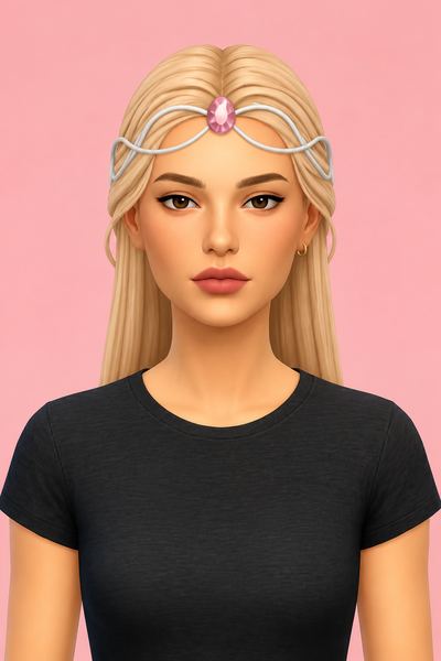 Hair Barbie of Swan Lake custom content (CC) for Sims 4 by LamaLamaLove