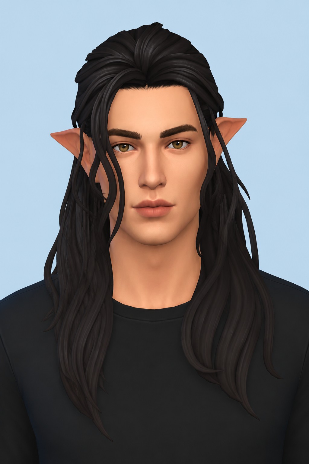 Hair Jaxx custom content (CC) for Sims 4 by LamaLamaLove