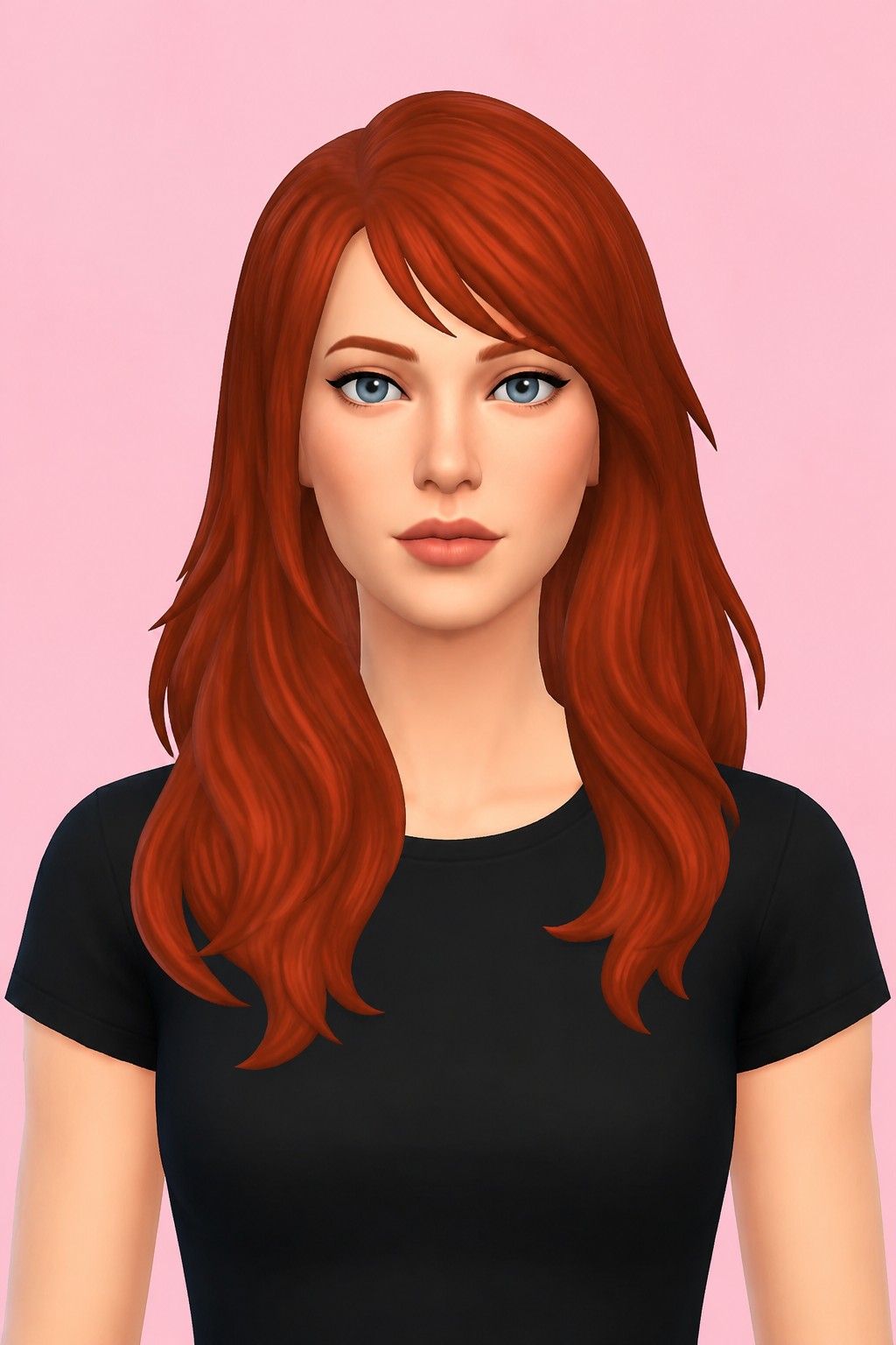 Beth Hair custom content (CC) for Sims 4 by kamiiri