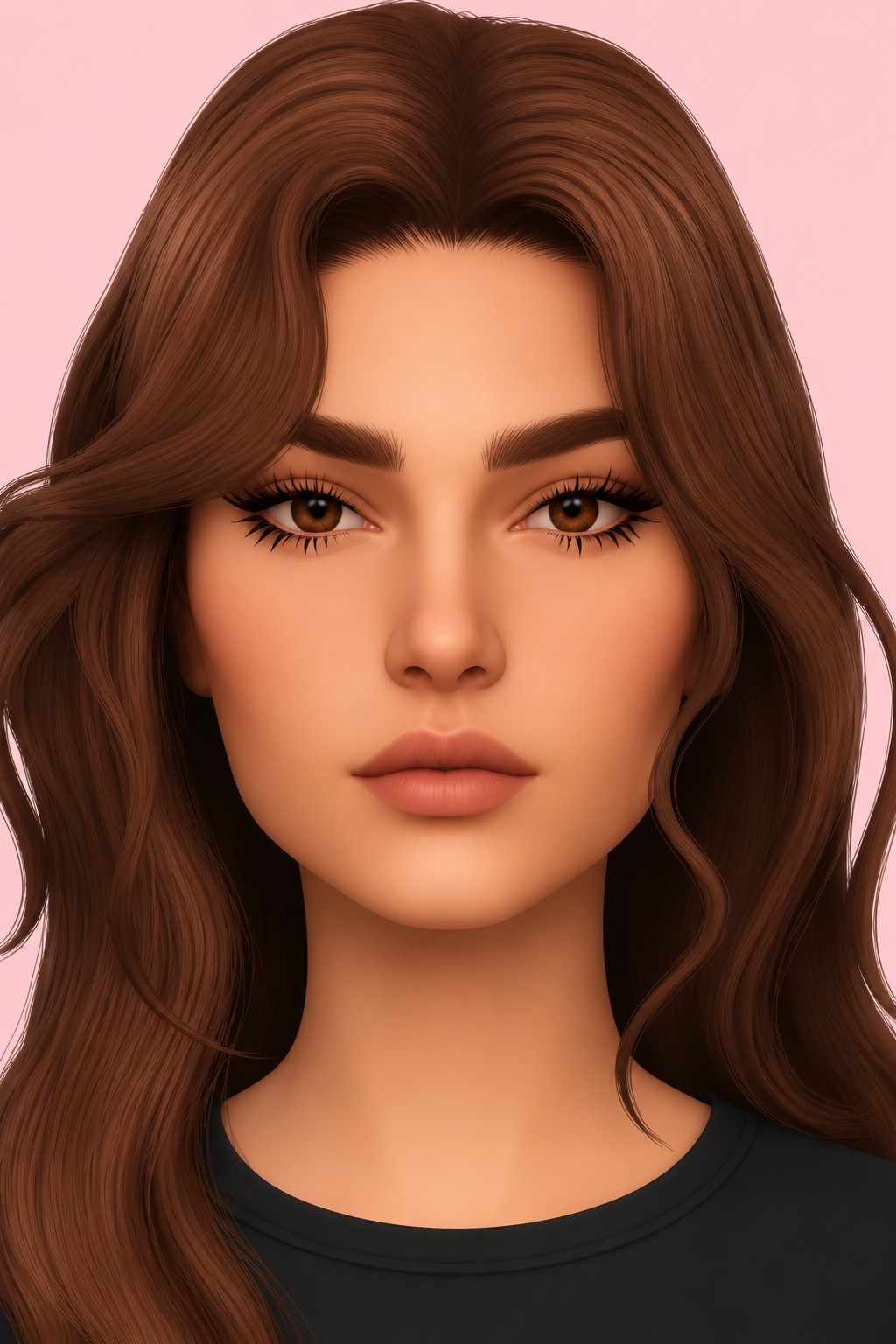 maxis match 3d eyelashes v1 custom content (CC) for Sims 4 by atomiclight