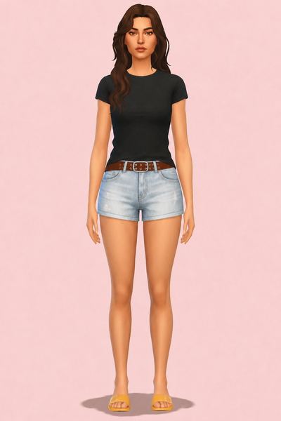 Paramode Belt custom content (CC) for Sims 4 by babyetears