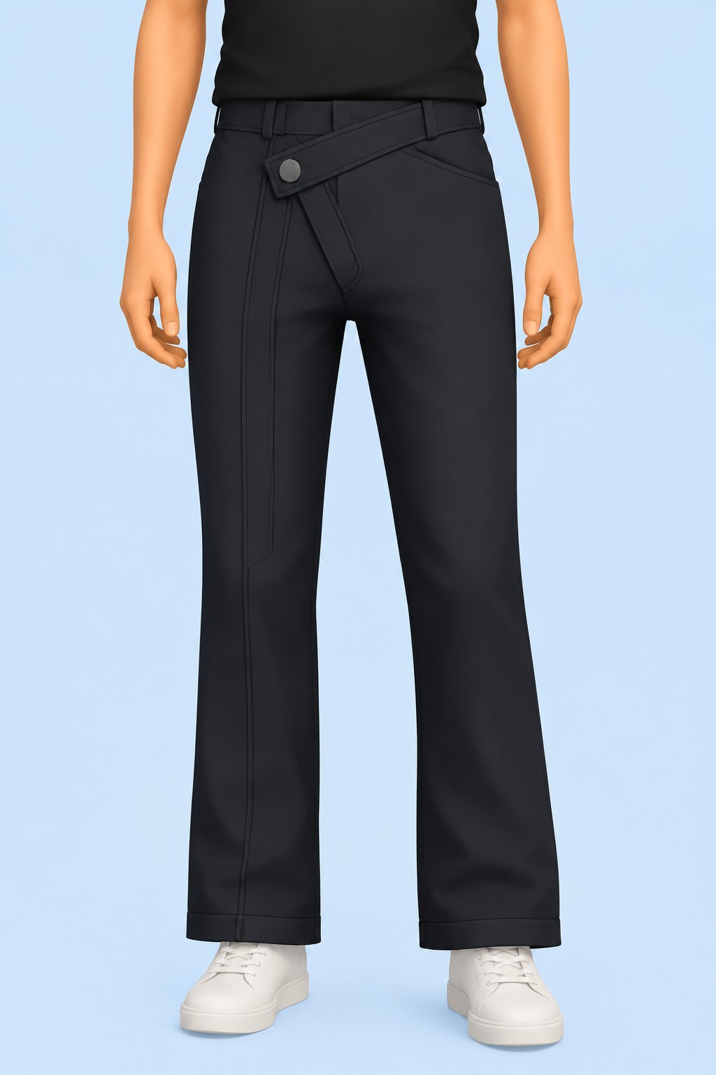 Lonsdaleite Pants custom content (CC) for Sims 4 by xiuminuwu