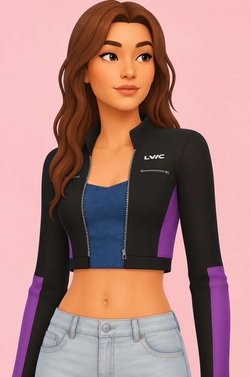 Jacket with Crop Top