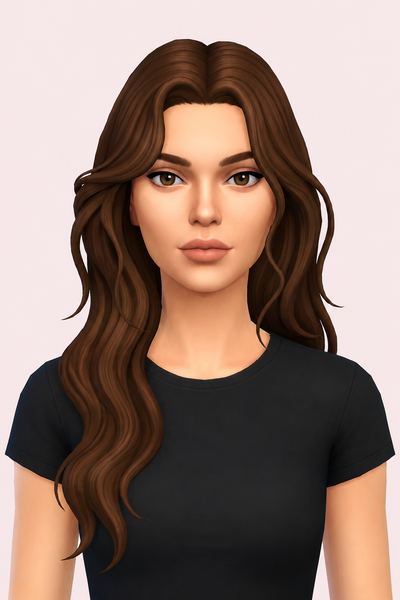 Siyeon's Style - Crescendo Hair custom content (CC) for Sims 4 by yooniesim